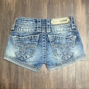 Denim shorts